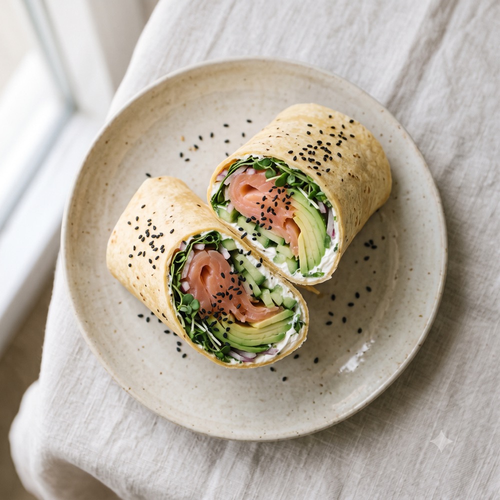 Roll de Salmón Ahumado